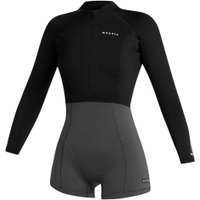 Womens Lunar Long Arm 2mm Front Zip Shorty Wetsuit